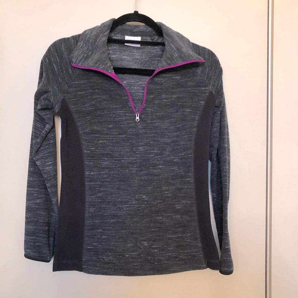 COLUMBIA Women’s Gray Fleece Pullover XS